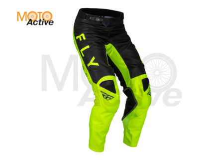 Брюки для мотокросса FLY RACING KINETIC KORE, Hi-Vis желтые/черные